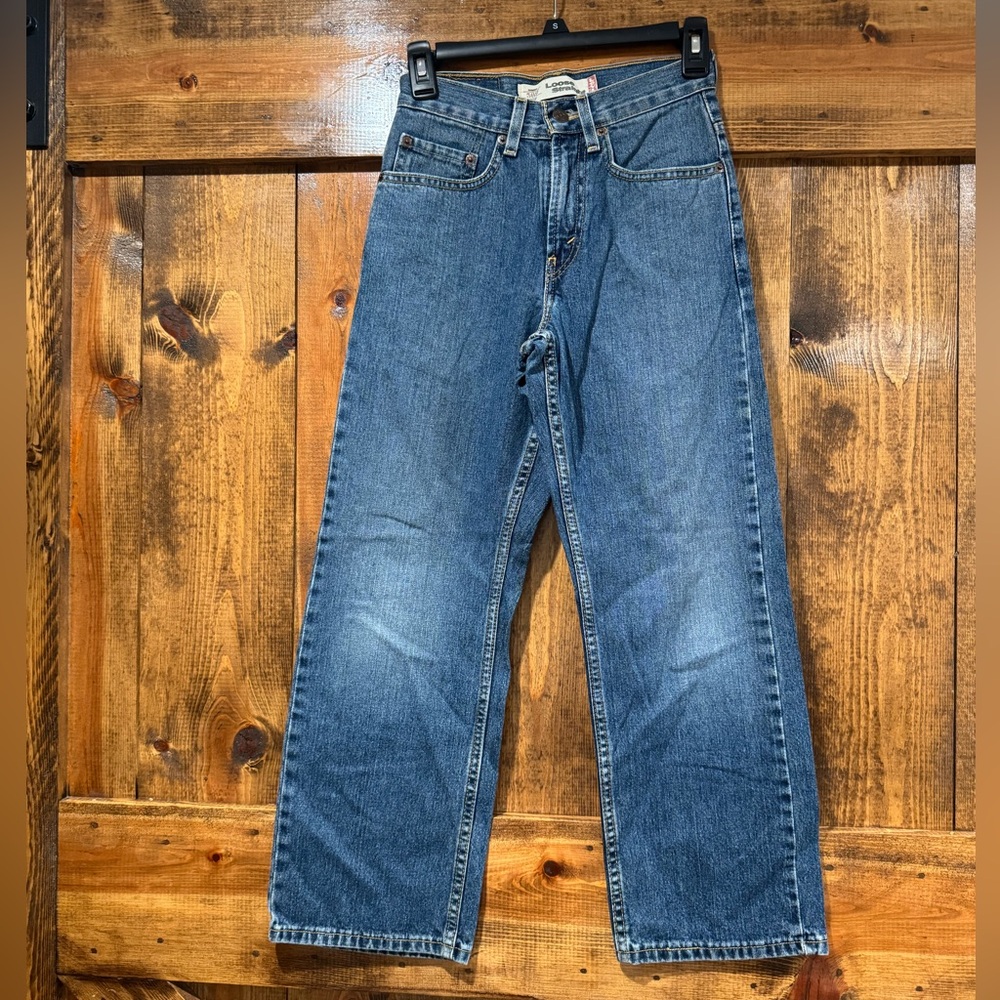 Levis 569 Loose Straight Blue Jeans Size 12 Slim